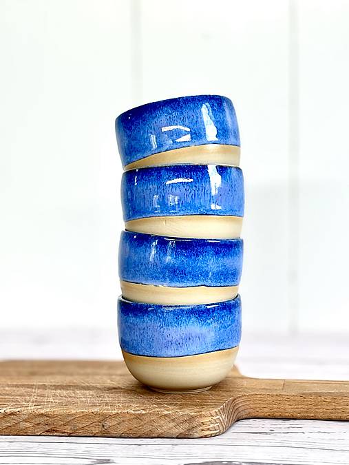 Harmony in blue - pohárik cappuccino (200ml)