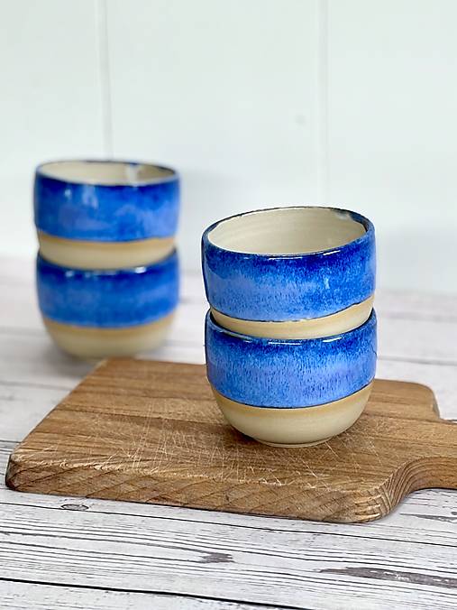 Harmony in blue - pohárik cappuccino (200ml)