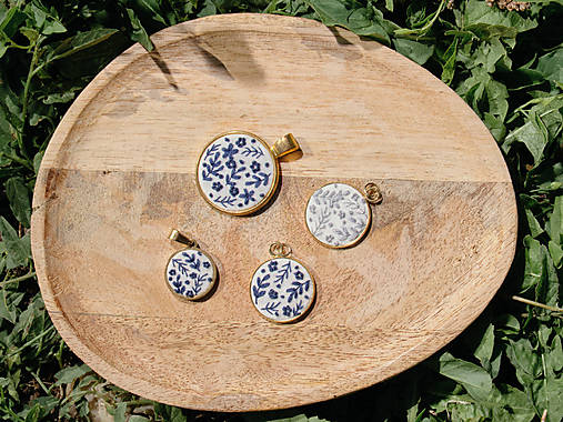 Náhrdelníky - Náhrdelník Indigo Garden 3 - 17653910_