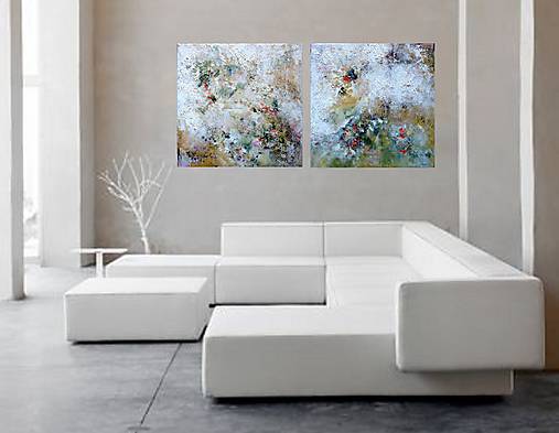 Obrazy - Srieň  I- II 140x70  - 17654310_