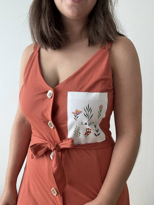 Upcyklované šaty LÁSKA