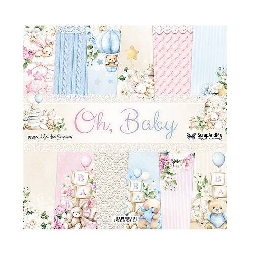 Papier -  Scrapbook papier Oh, Baby 12 x 12 - 17656546_