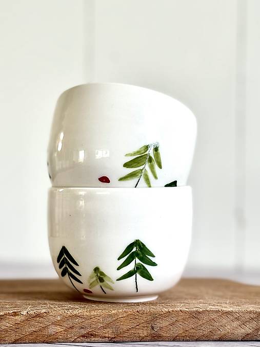 Les- pohárik cappuccino porcelán (200ml, bez uška)
