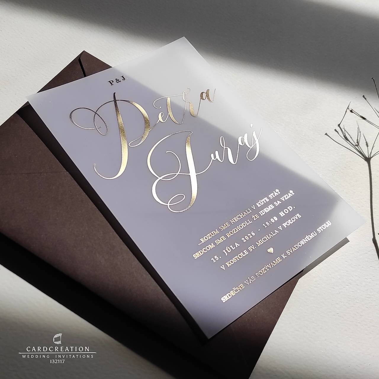 svadobné oznámenie I32117