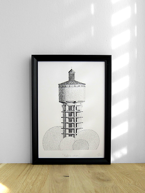 Grafika - Bellušov vodojem - 17658270_