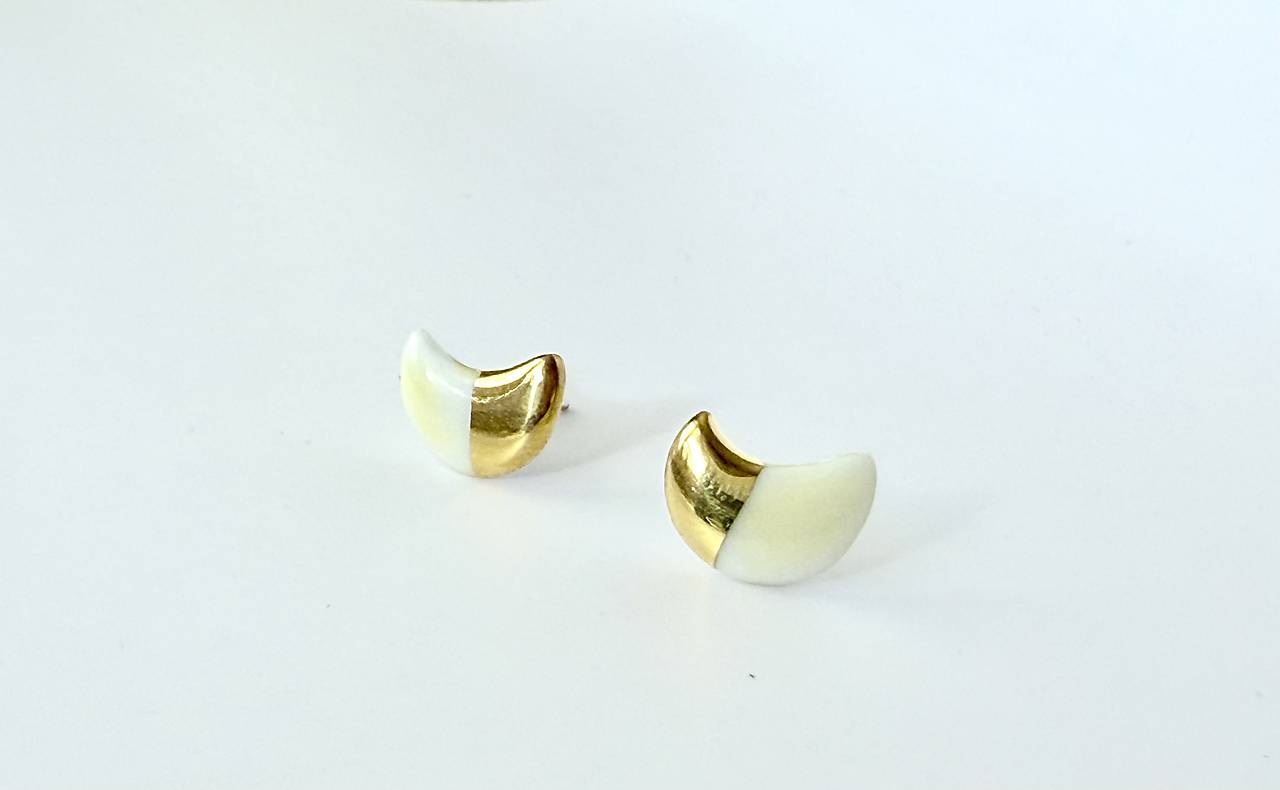 Porcelánové náušnice 