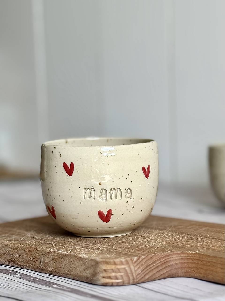 Dotty Love - cappuccino pohárik mama (200ml, bez uška)