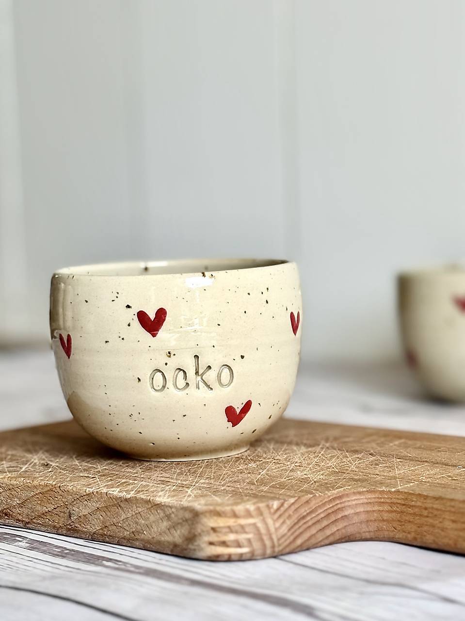 Dotty Love - pohárik cappuccino ocko (200ml, bez uška)