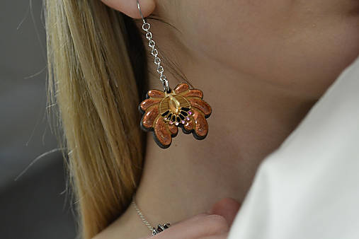 Náušničky Marienka visiace