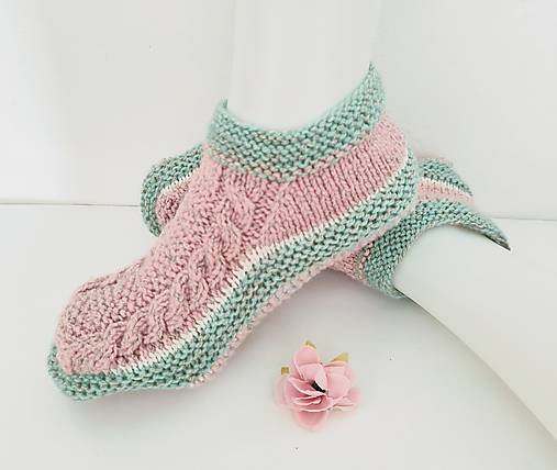 Ponožky, pančuchy, obuv - Dámske papuče 37/39 - 17659836_