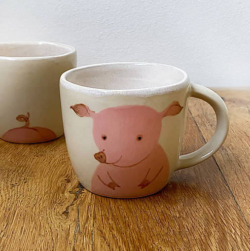 Nádoby - Hrnček prasiatko. - 17660179_