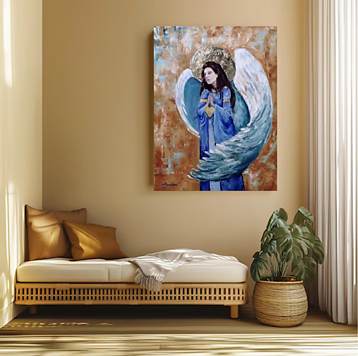 Obrazy - Anjel lásky - 17661452_