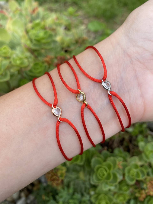 Náramky - Náramok so srdiečkom  - 17662783_