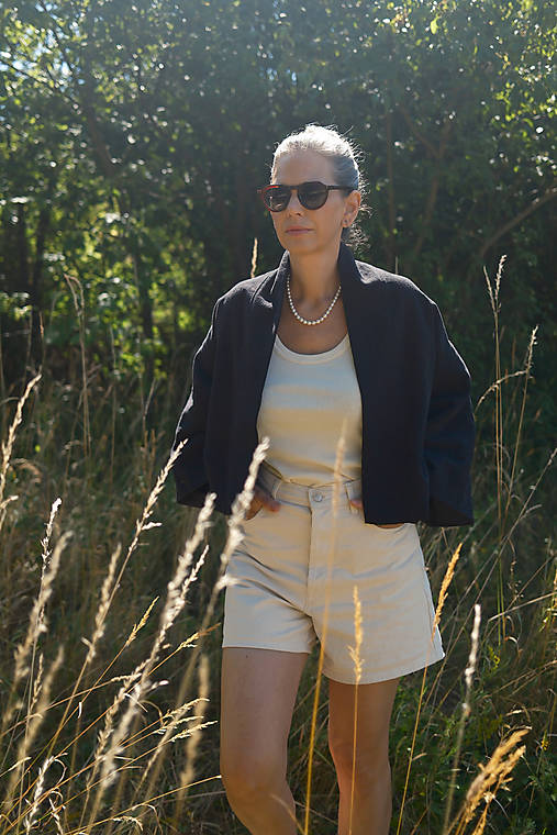 Kimoná - Kimono crop top - 17661724_