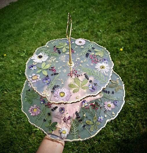 Etažér Clear Flowers