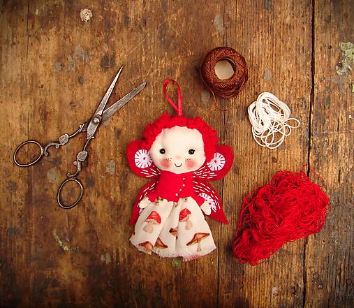 Dekorácie - Letúšik: Muchomúrko - 17663892_