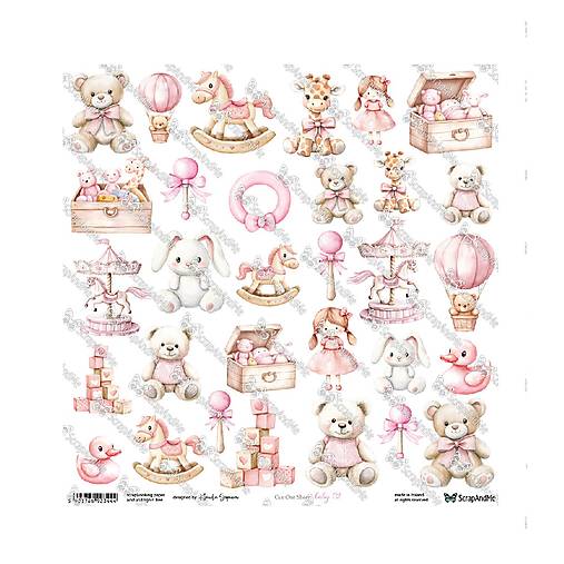 Papier -  Scrapbook papier Baby 02 12 x 12  - 17665583_