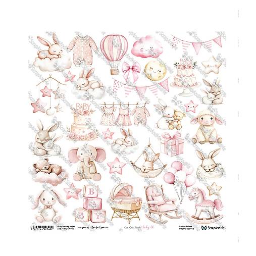 Papier -  Scrapbook papier Baby 06 12 x 12  - 17665611_
