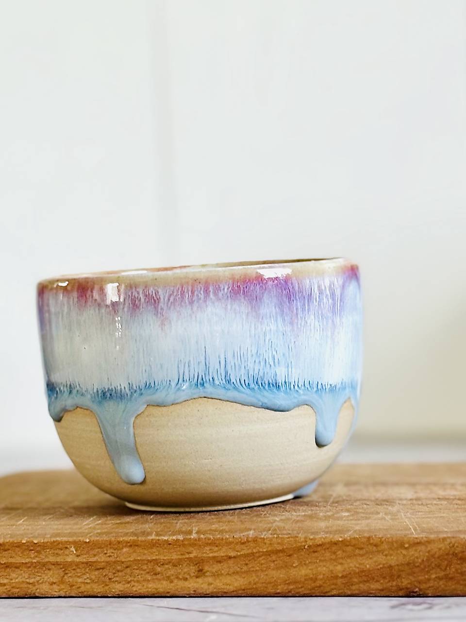 Soft Blush Sky - pohárik latte (280ml, bez uška)
