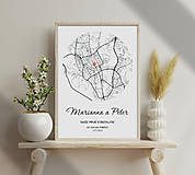 Obrazy - Naše prvé stretnutie - personalizovaný obraz, darček k valentínu  - 17664915_