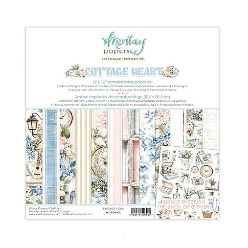 Papier - Mintay Scrapbook papier 12x12 Cottage Heart - 17666266_
