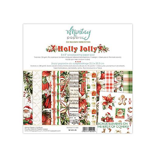 Papier - Mintay Scrapbook papier 8x8 Holly Jolly - 17667186_