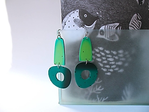 Náušnice - ,,Lekná,, - 17668195_