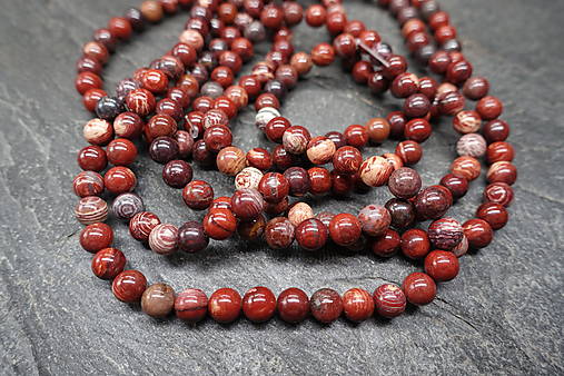 Minerály - Jaspis červený hadia koža 8 - 17667749_