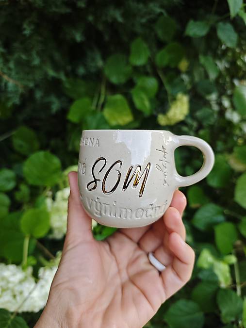 Nádoby - šálka SOM (ona)  - 17665891_