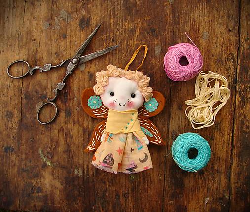 Dekorácie - Letúšik: Žltáčik - 17669836_