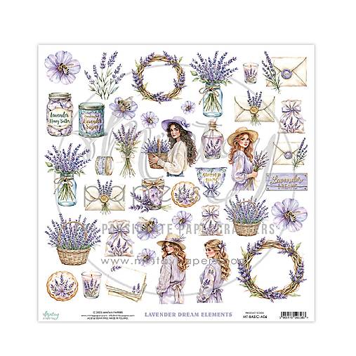 Papier - Mintay Scrapbook papier Lavender Dream A06 - 17668933_