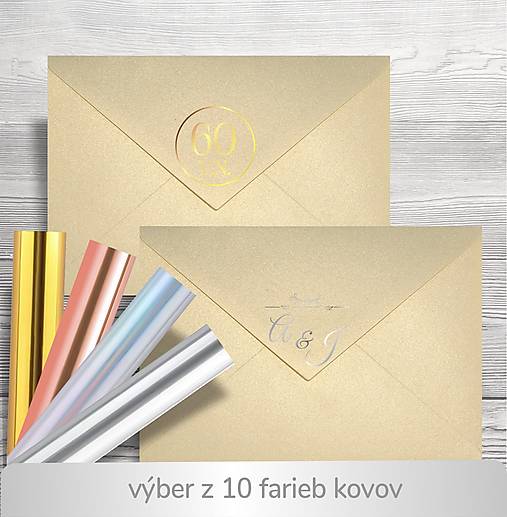 Papiernictvo - zlatá obálka C6 / aj s kovovým textom - 17669995_