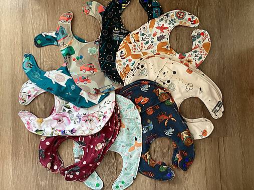 Detské doplnky - nepremokavý podbradník s vačkom - 17669635_