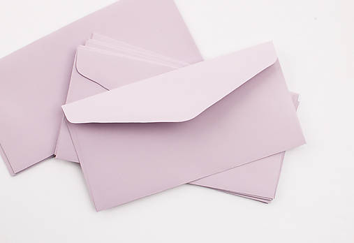 Papier - Obálka DL - "tender violet" - 17669046_