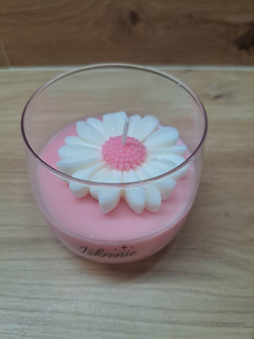 Sójová sviečka margarétka