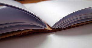 Papiernictvo - KRESLENÝ * zápisník * sketchbook ,,Mountains" A5 s koženým chrbtom - 17673064_