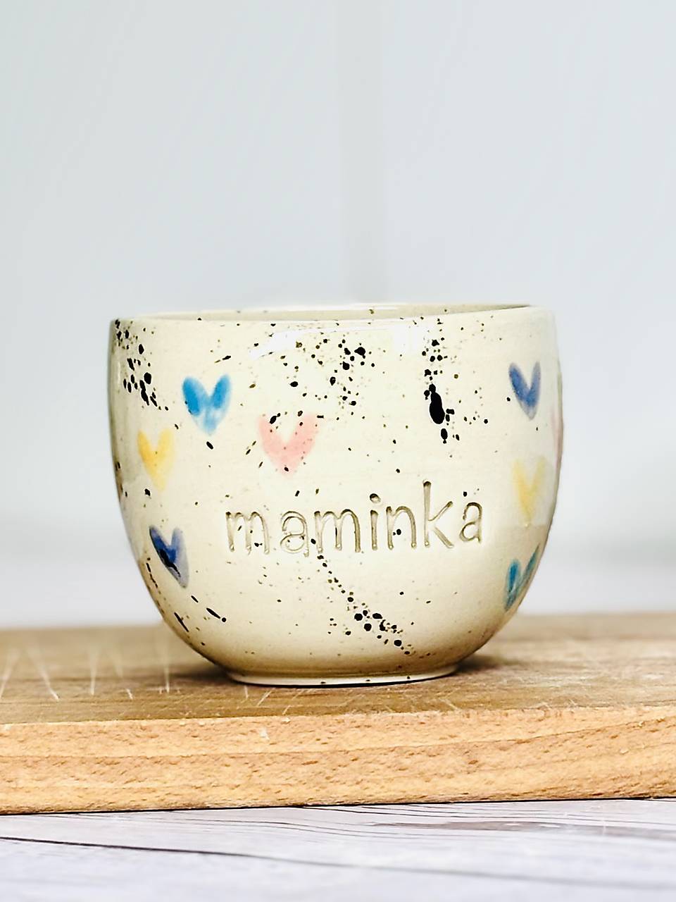 Srdiečka - pohárik cappuccino maminka (200ml, bez uška)