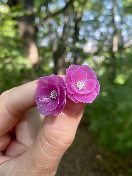 Náušnice - Flowers - 17673015_