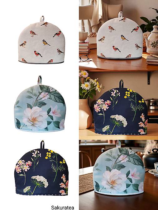Termo návlek na čajník vtáčiky, tea cozy