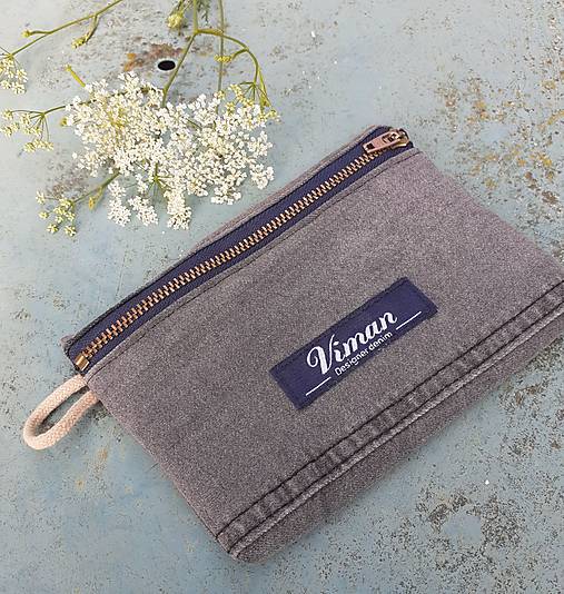 Taštičky - Kapsička riflová - 17674068_