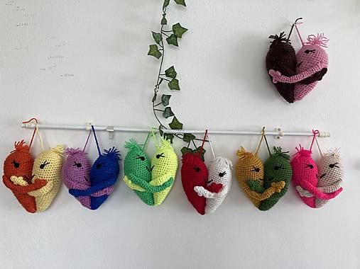 Dekorácie - srdiečka- dekorácia závesná - 17674628_