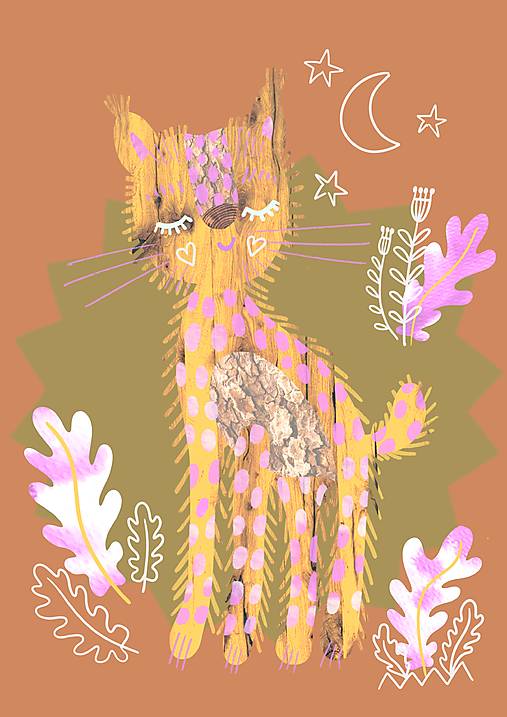 Grafika - šelma nebezpečná ♥️ plagát do detskej izby - 17677292_