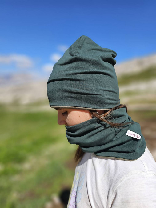 Dvojvrstvová čiapka "green"