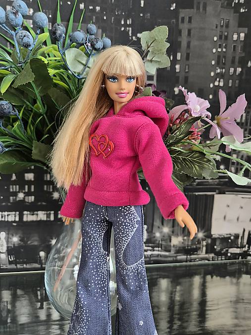 Štýlová mikina pre Barbie