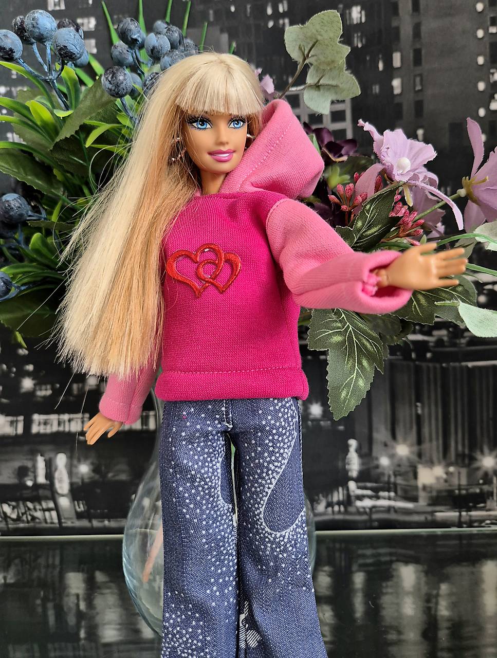 Štýlová mikina pre Barbie