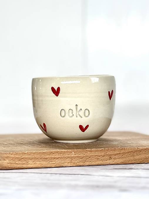 Love - pohárik cappuccino ocko (200ml, bez uška)