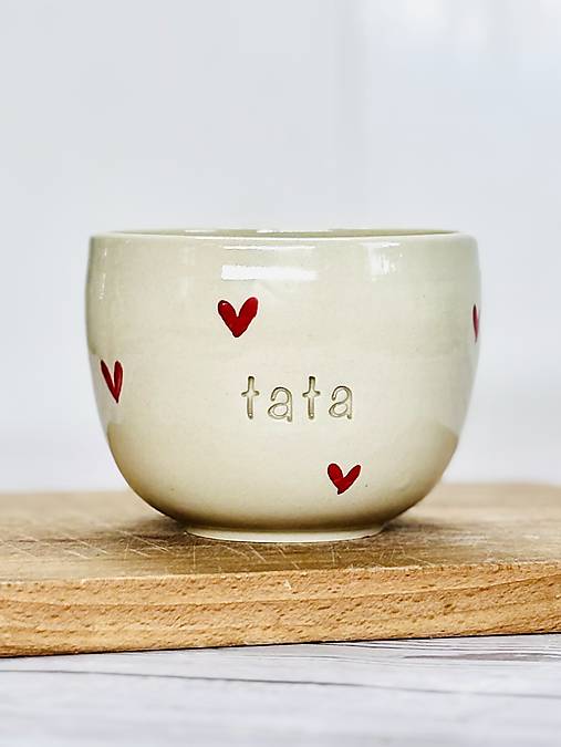 Love - pohárik latte tata (200ml, bez uška)