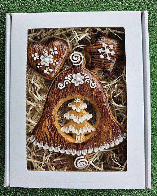 Dekorácie - Medovníková krabička - dekór dreva - 17675931_