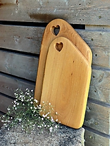  - Dubový lopár so srdiečkom - 17678765_