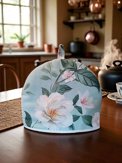 Termo návlek na čajník kvet, tea cozy